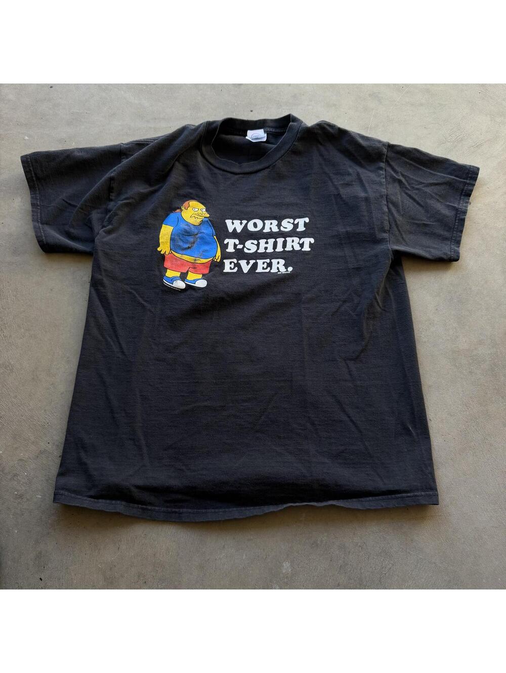 Vintage Y2K The Simpsons Comic Book Guy Funny Shirt